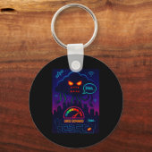 Funny Crypto Energy Environmental Satire Gift Tank キーホルダー (正面)