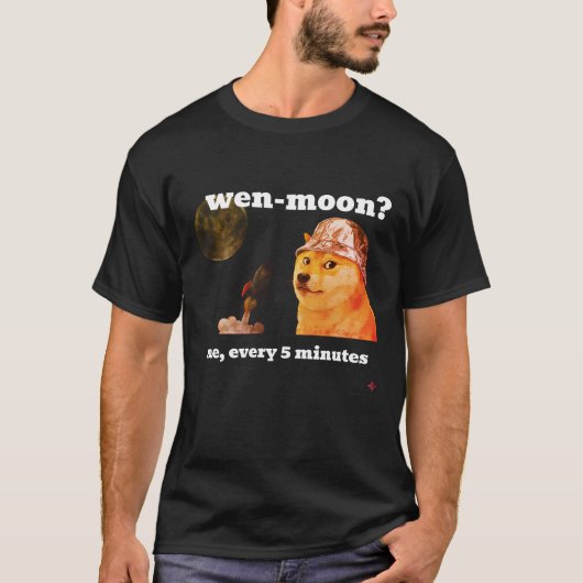 Funny Crypto "Wen Moon" Astronaut Shirt - Ultimate Tシャツ (正面)