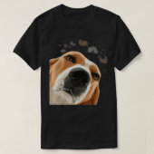 Funny Curious Dog Treeing Walker Coonhound Pullove Tシャツ (デザイン正面)