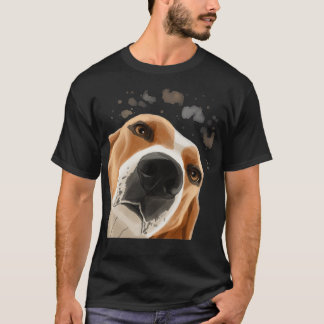 Funny Curious Dog Treeing Walker Coonhound Pullove Tシャツ