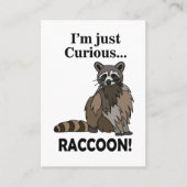 Funny Curious Raccoon 名刺 (正面)