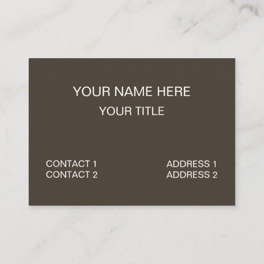 Funny Curious Raccoon 名刺 (裏面)