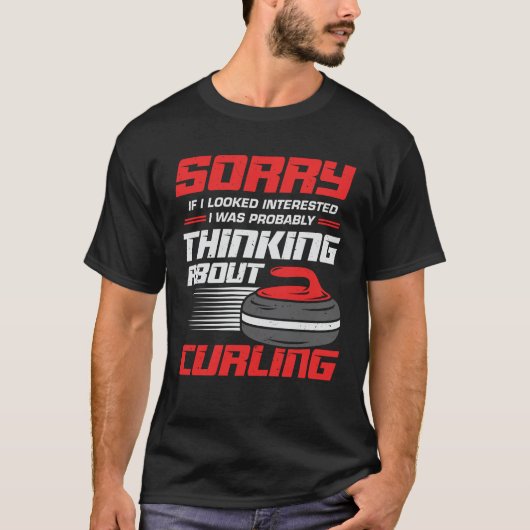 Funny Curling Player Sport Curler Gift Tシャツ (正面)