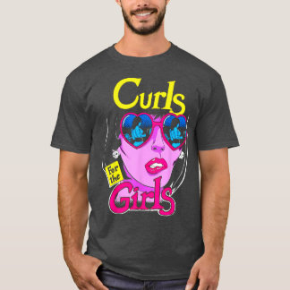 Funny Curls For Girls Gym Weightlifting Bodybuildi Tシャツ