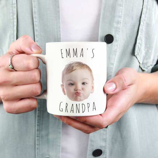 Funny Custom Baby Face Photo Mug マグカップ