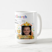 Funny Custom Best Boss Search Gift Mug コーヒーマグカップ (正面右)