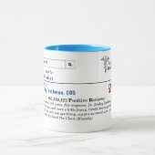 Funny Custom Best Dentist マグカップ (中央)