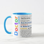 Funny Custom Best Dermatologist Specialist マグカップ (左)