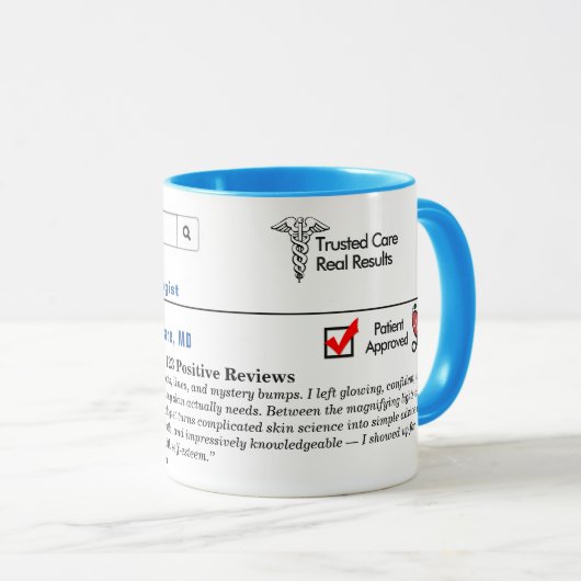Funny Custom Best Dermatologist Specialist マグカップ (正面右)