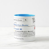 Funny Custom Best Doctor マグカップ (中央)