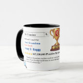 Funny Custom Best Grandma マグカップ (正面左)