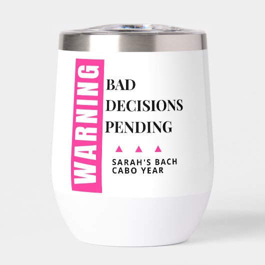 Funny Custom Bride Squad Party Favor Personalized  (正面)