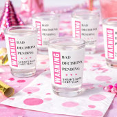 Funny Custom Bride Squad Party Favor Personalized  ショットグラス