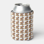Funny Custom Face Cut Dog Kids Photo Can Cooler 缶クーラー (缶正面)