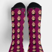 Funny Custom Face Socks ソックス (上部)