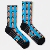 Funny Custom Face Socks with Your Photo ソックス (右)