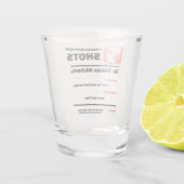 FUNNY! 🍋‍🟩 Custom Joke Prescription Shot Glass ショットグラス (裏面)