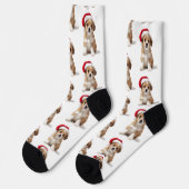 Funny Custom Pet Photo Socks ソックス (左)
