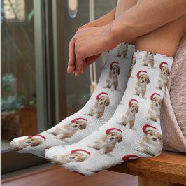 Funny Custom Pet Photo Socks ソックス