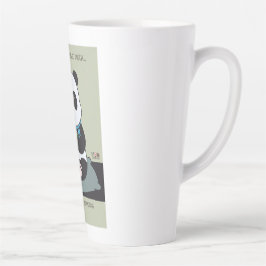Funny Custom Sarcastic Panda Opinion Coworker Gift カフェラテマグ