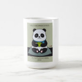 Funny Custom Sarcastic Panda Opinion Coworker Gift コーヒーマグカップ (中央)