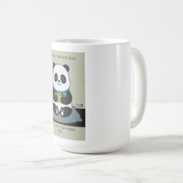 Funny Custom Sarcastic Panda Opinion Coworker Gift コーヒーマグカップ
