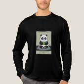 Funny Custom Sarcastic Panda Opinion Coworker Gift トライブレンドＴシャツ (正面)