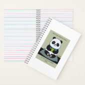 Funny Custom Sarcastic Panda Opinion Coworker Gift ノートブック (内側)
