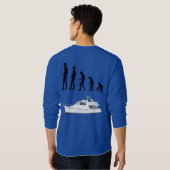 Funny Customizable Evolution & Boating Sweatshirt スウェットシャツ (裏面フル)