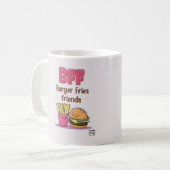 Funny Cute BFF Mug コーヒーマグカップ (正面左)