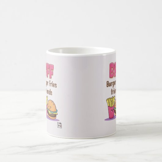 Funny Cute BFF Mug コーヒーマグカップ (中央)