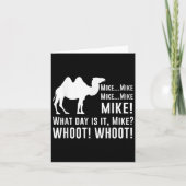 Funny Cute Camel Quotes About Hump Day Funny Quote カード (正面)