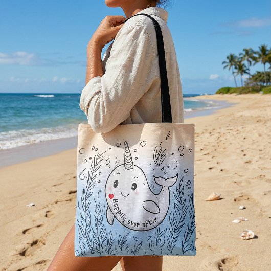 Funny cute cartoon drawing illustration  tote bag トートバッグ