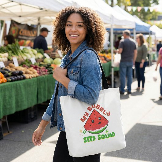 Funny cute cartoon Kawaii Drawing illustration トートバッグ