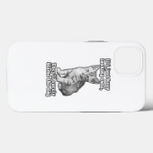 Funny cute cat meme for cat owners & kitty lovers Case-Mate iPhoneケース (裏面 (横))