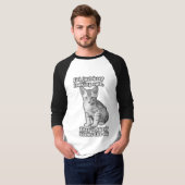 Funny cute cat meme for cat owners & kitty lovers tシャツ (正面フル)