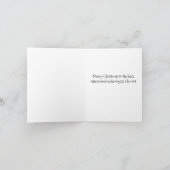 Funny/Cute Christmas Card Ultrasound Technologist! カード (内部)