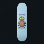 Funny cute cockroach cartoon character スケートボード<br><div class="desc">This cute design features a funny cockroach (cute?) in cartoon illustration. Bring some roach fun to someone's day!</div>