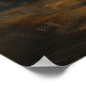 Funny Cute Ghost Holding Red Balloon, Vintage ポスター (角)