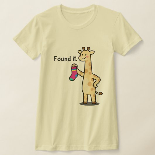 Funny Cute Giraffe Mom Life Superpower Tシャツ (レイダウン)