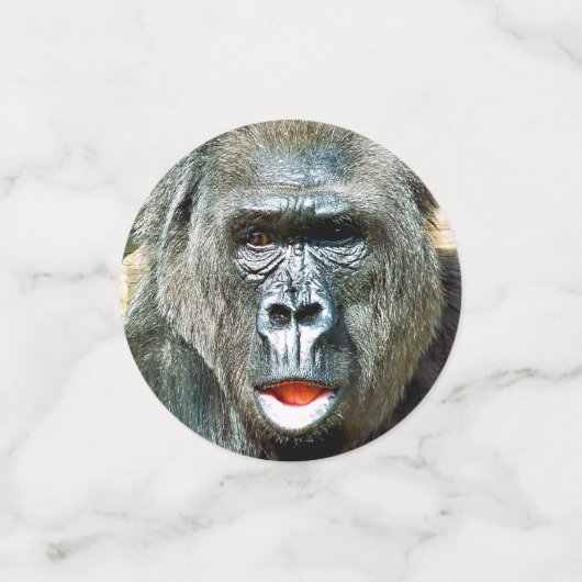 FUNNY CUTE GORILLA コンフェッティ (スモール正面)