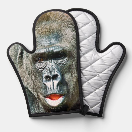 FUNNY CUTE GORILLA 鍋つかみ (正面/裏面)