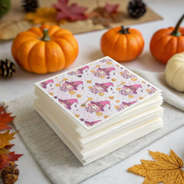 Funny Cute Halloween Pattern with Pumpkins witch 