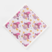 Funny Cute Halloween Pattern with Pumpkins witch  (コーナー)