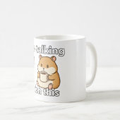 Funny cute Hamster Coffee Mug コーヒーマグカップ (正面右)