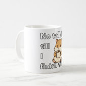Funny cute Hamster Coffee Mug コーヒーマグカップ (正面左)