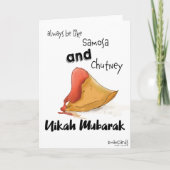 Funny Cute Nikah Mubarak Card カード (正面)