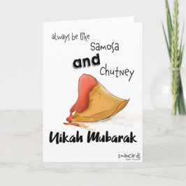 Funny Cute Nikah Mubarak Card カード