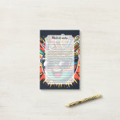 Funny Cute Noodle Cartoon Ramen Bowl ポストイット (デスク上)