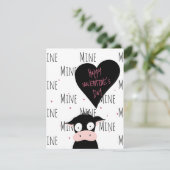 Funny Cute “Only Moooooo” Cow Pun  カード (スタンド正面)